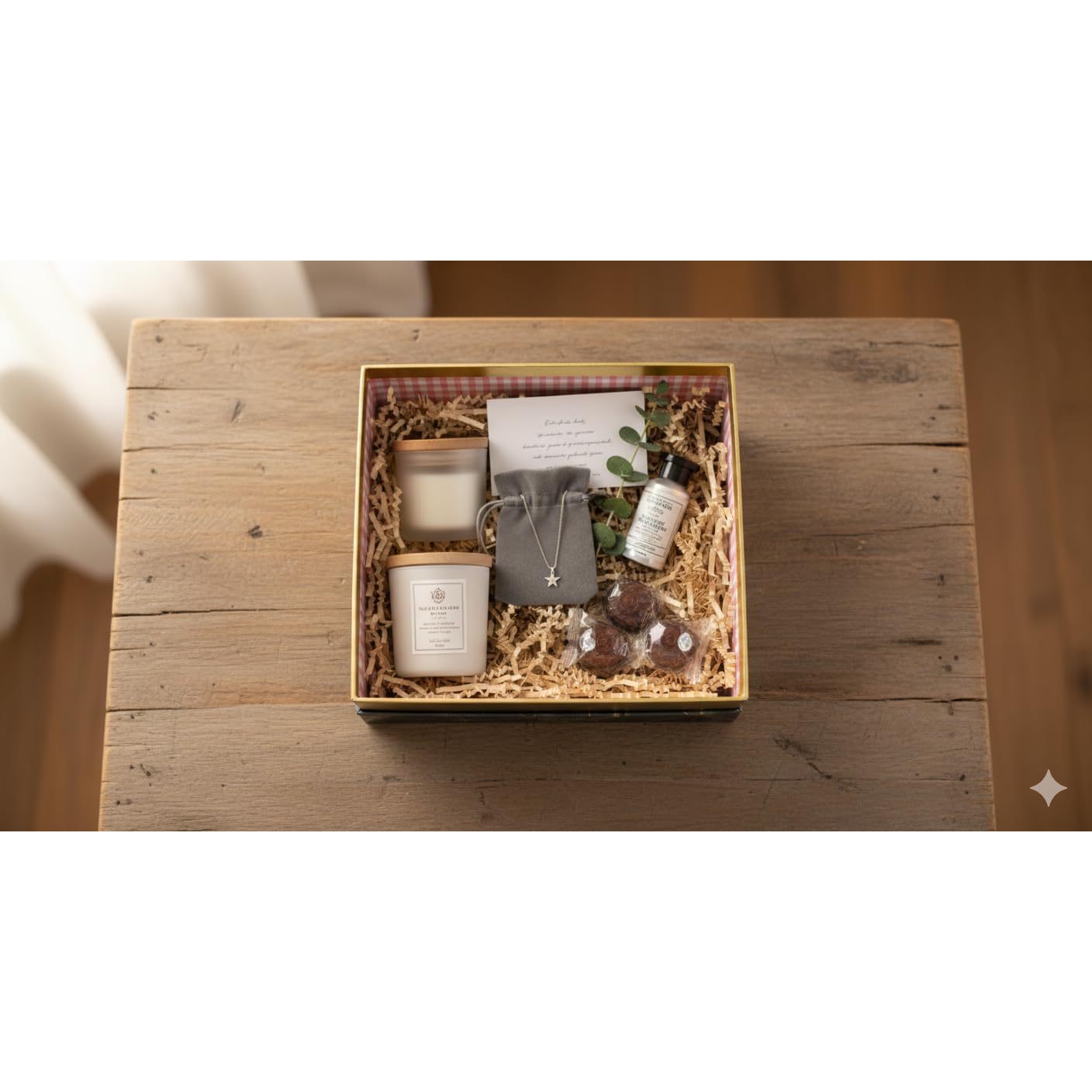 Rigid Square Gift Box with Marble Effect Design, Stylish Packaging